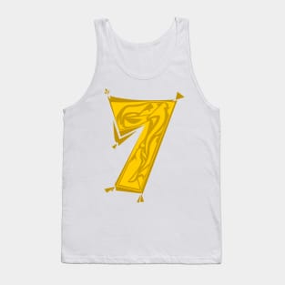 7 its my number,back and identity. Quote football player Tank Top